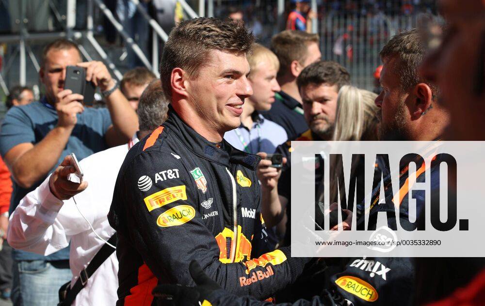 MOTORSPORTS - The Flying Bulls Air Show SPIELBERG,AUSTRIA,01.JUL.18 - MOTORSPORTS - The Flying Bulls Air Show. Image shows Max Verstappen (NED Red Bull Racing)Max Verstappen (NED Red Bull Racing). GEPAxpictures xAndreasxPranter