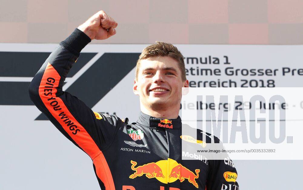 MOTORSPORTS - The Flying Bulls Air Show SPIELBERG,AUSTRIA,01.JUL.18 - MOTORSPORTS - The Flying Bulls Air Show. Image shows Max Verstappen (NED Red Bull Racing). GEPAxpictures xAndreasxPranter