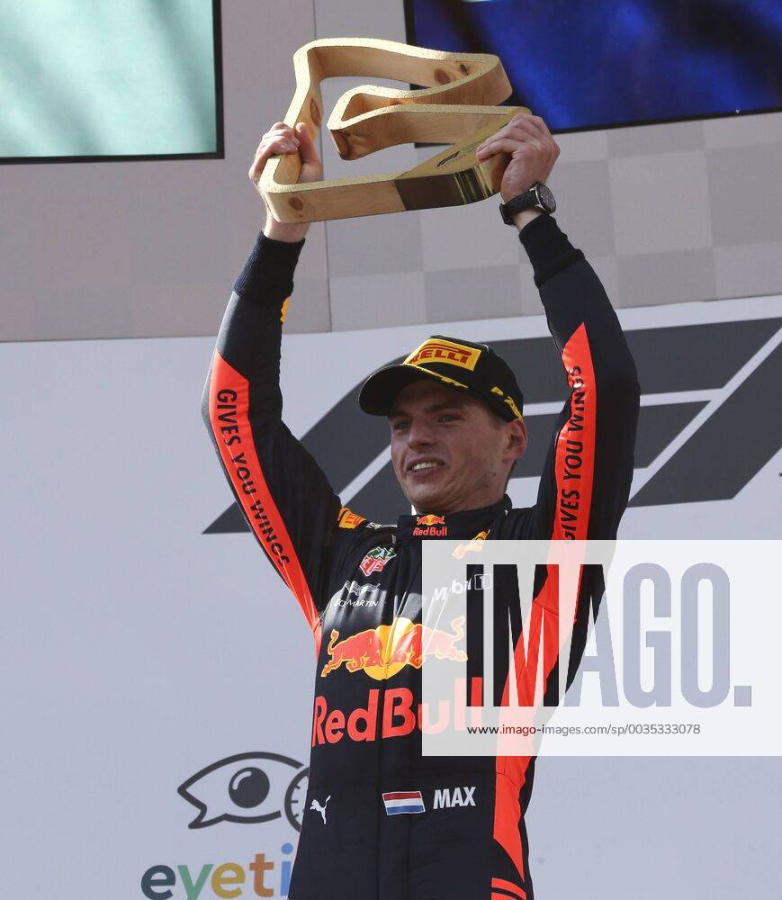 FORMULA 1 - GP of Austria 2018 SPIELBERG,AUSTRIA,01.JUL.18 - MOTORSPORTS - Grand Prix of Austria, Red Bull Ring. Image shows the rejoicing of Max Verstappen (NED Red Bull Racing). GEPAxpictures xWolfgangxGrebien