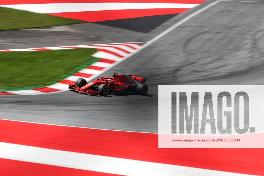 FORMULA 1 - GP of Austria 2018 SPIELBERG,AUSTRIA,01.JUL.18 - MOTORSPORTS - Grand Prix of Austria, Red Bull Ring. Image shows Sebastian Vettel (GER Ferrari). GEPAxpictures xDanielxGoetzhaber