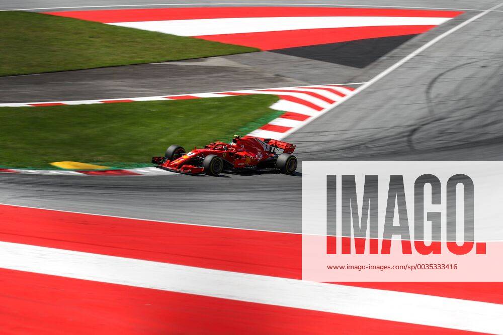 FORMULA 1 - GP of Austria 2018 SPIELBERG,AUSTRIA,01.JUL.18 - MOTORSPORTS - Grand Prix of Austria, Red Bull Ring. Image shows Kimi Raikkoenen (FIN Ferrari). GEPAxpictures xDanielxGoetzhaber
