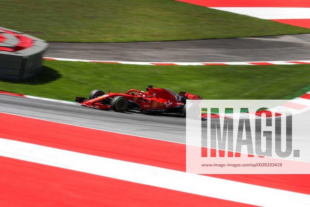 FORMULA 1 - GP of Austria 2018 SPIELBERG,AUSTRIA,01.JUL.18 - MOTORSPORTS - Grand Prix of Austria, Red Bull Ring. Image shows Sebastian Vettel (GER Ferrari). GEPAxpictures xDanielxGoetzhaber