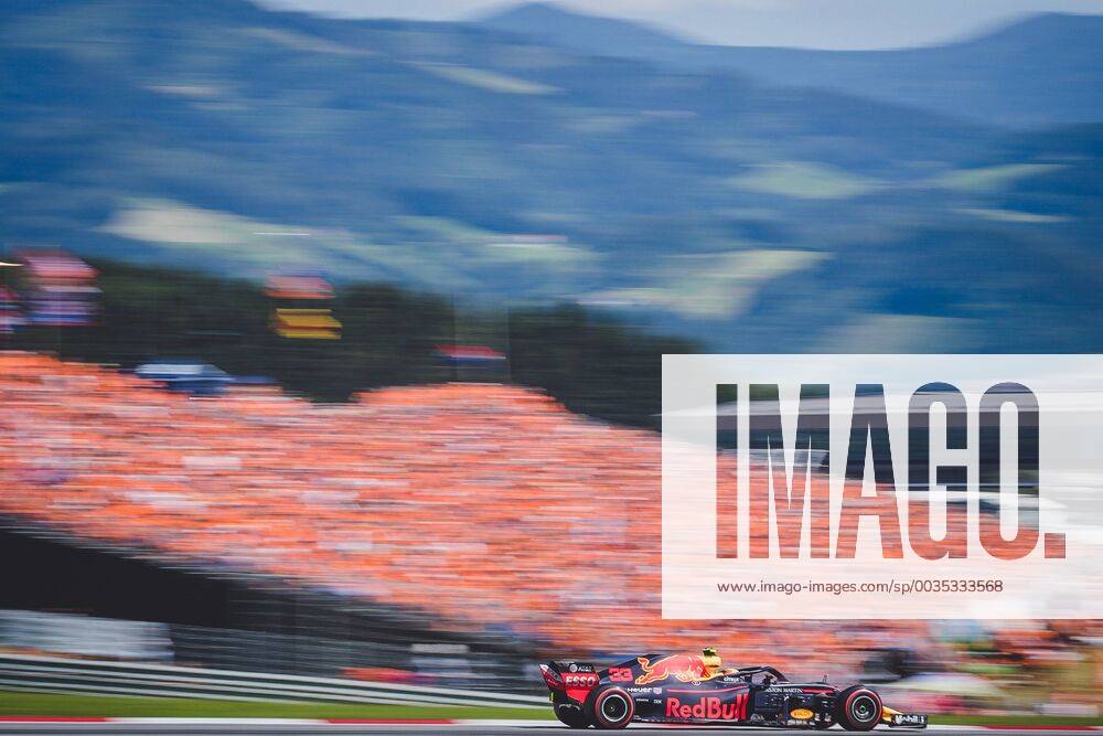 Red Bull Ring Spielberg AUT FIA Formula 1 Grand Prix of Austria race in the picture Max Verstappen NED Red Bull Racing Dutch Formula One driver Max Verstappen of Red Bull Racing during the Austrian FIA Formula One Grand Prix at the Red Bull Ring in Spielberg France on 2018 07 01 Spielberg EX_ANG