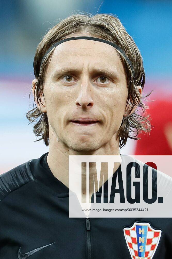 Nizhny Novgorod, Russia - Luka Modric of Croatia national team Nationalteam during the 2018 FIFA World Cup WM Weltmeisterschaft Fussball Russia Round of 16 match between Croatia and Denmark on July 1, 2018 at Nizhny Novgorod Stadium in Nizhny Novgorod, Russia. Croatia v Denmark: Round of 16 - 2018 FIFA World Cup - ZUMAn230 20180701_zaa_n230_308