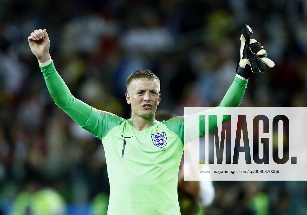 Jordan Pickford (England) celebrates Moscow 03-07-2018 Football FIFA World Cup WM Weltmeisterschaft Fussball Russia 2018 Colombia - England Colombia - Inghilterra Foto Matteo Ciambelli Insidefoto matteoxciambelli