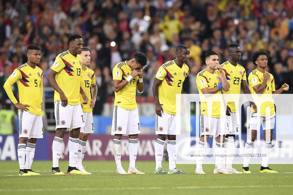 Photo LaPresse - Fabio Ferrari July 03, 2018 Moscow ( Russia Federation ) Russia 2018 - Coppa del Mondo FIFA - Colombia vs England - eighths to finals - Spartak Stadium. in the pic:Colombia team delusion