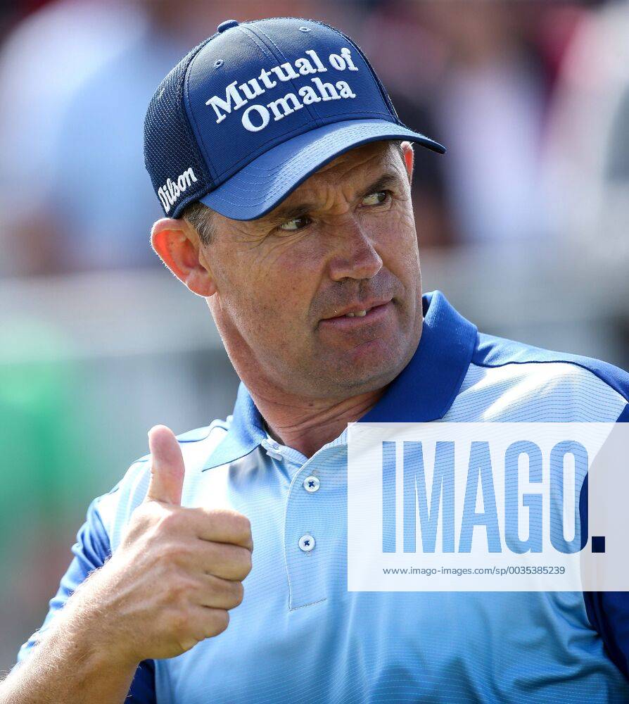 2018 Dubai Duty Free Irish Open - Day 1, Ballyliffin Golf Club, Co. Donegal 5 7 2018 Padraig Harrington at the first tee Padraig Harrington at the first tee 5 7 2018