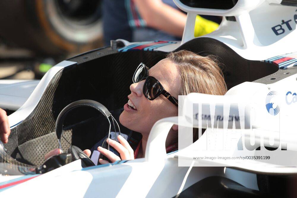 Photo4 LaPresse 05 07 2018 Silverstone, England Grand Prix Formula One England 2018 In the pic: Claire Williams (GBR) Williams Deputy Team Principa inside the Williams FW41