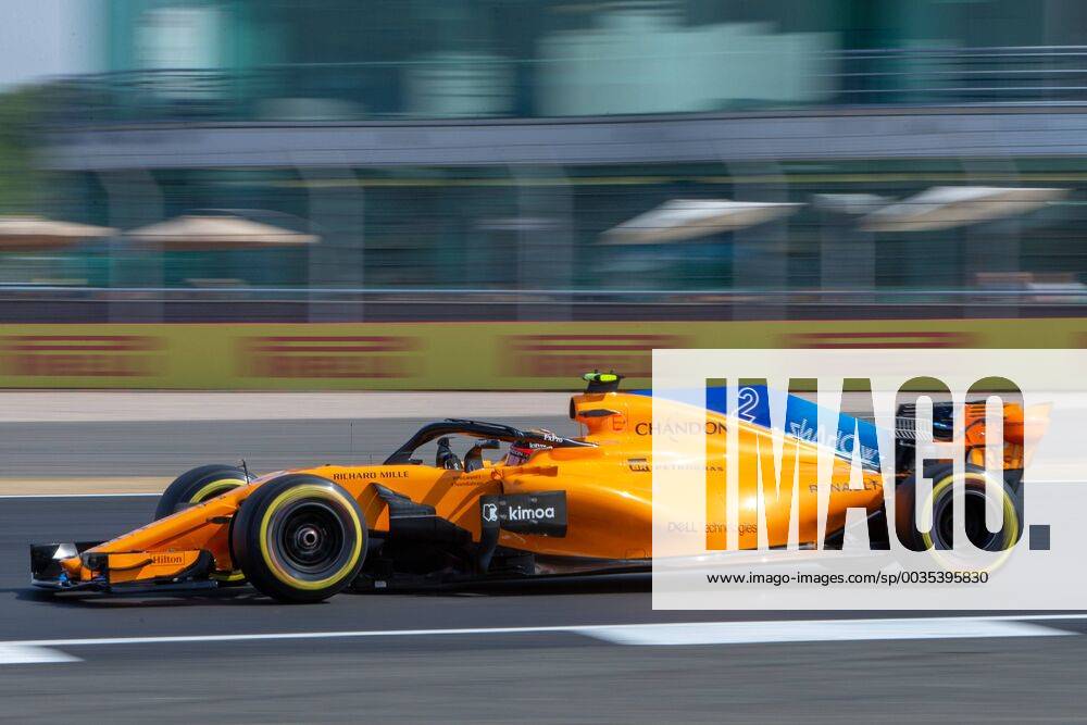 6th July 2018, Silverstone Circuit, Silverstone, England; British Formula One Grand Prix, Friday free practice; Stoffel Vandoorne in his McLaren F1 Team McLaren Renault MCL33 ActionPlus12044430 TimxWilliams