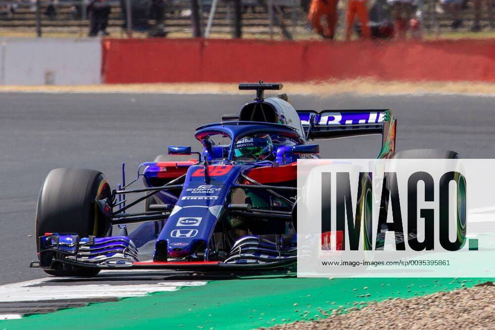 6th July 2018, Silverstone Circuit, Silverstone, England; British Formula One Grand Prix, Friday free practice; Brendon Hartley in his Red Bull Toro Rosso Honda Scuderia Toro Rosso Honda STR13 ActionPlus12044464 TimxWilliams