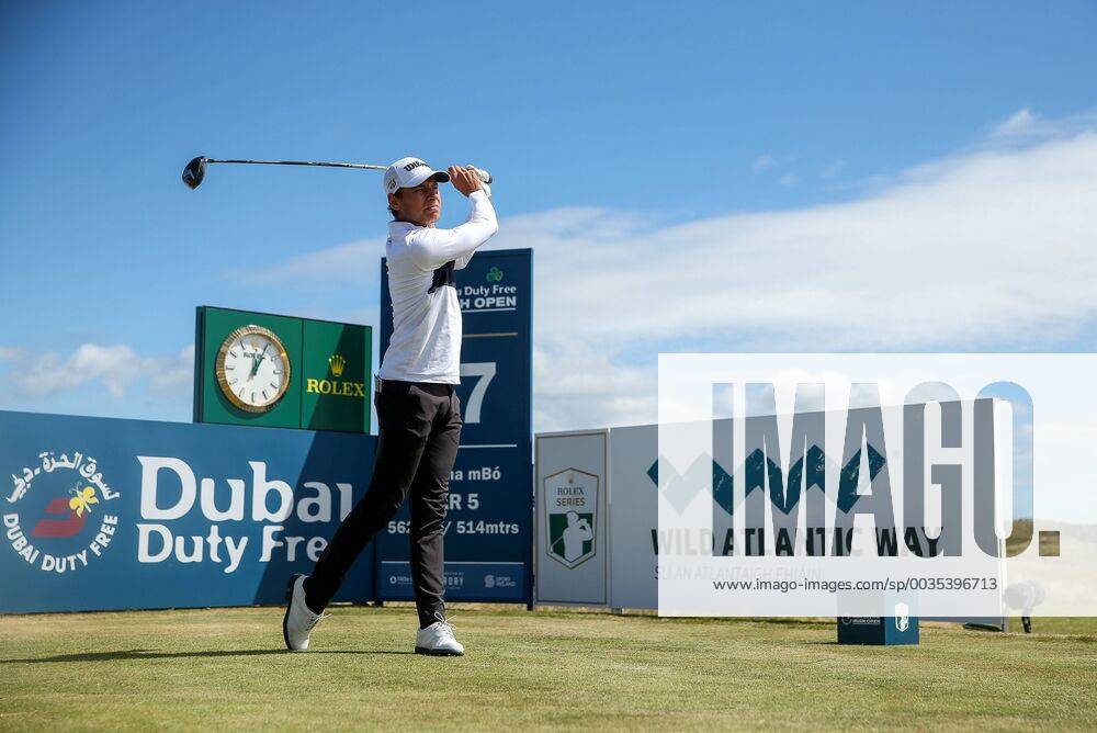 2018 Dubai Duty Free Irish Open - Day 2, Ballyliffin Golf Club, Co. Donegal 6 7 2018 Joakim Lagergren tees off on the 16th hole Joakim Lagergren tees off on the 16th hole 6 7 2018
