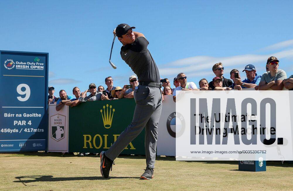 2018 Dubai Duty Free Irish Open - Day 2, Ballyliffin Golf Club, Co. Donegal 6 7 2018 Rory McIlroy tees off on the 9th hole Rory McIlroy tees off on the 9th hole 6 7 2018