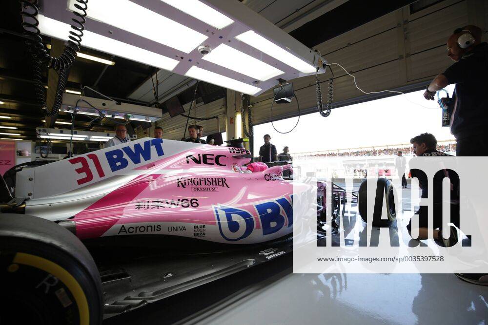 Photo4 LaPresse 06 07 2018 Silverstone, England Grand Prix Formula One England 2018 In the pic: Esteban Ocon (FRA) Sahara Force India F1 VJM11