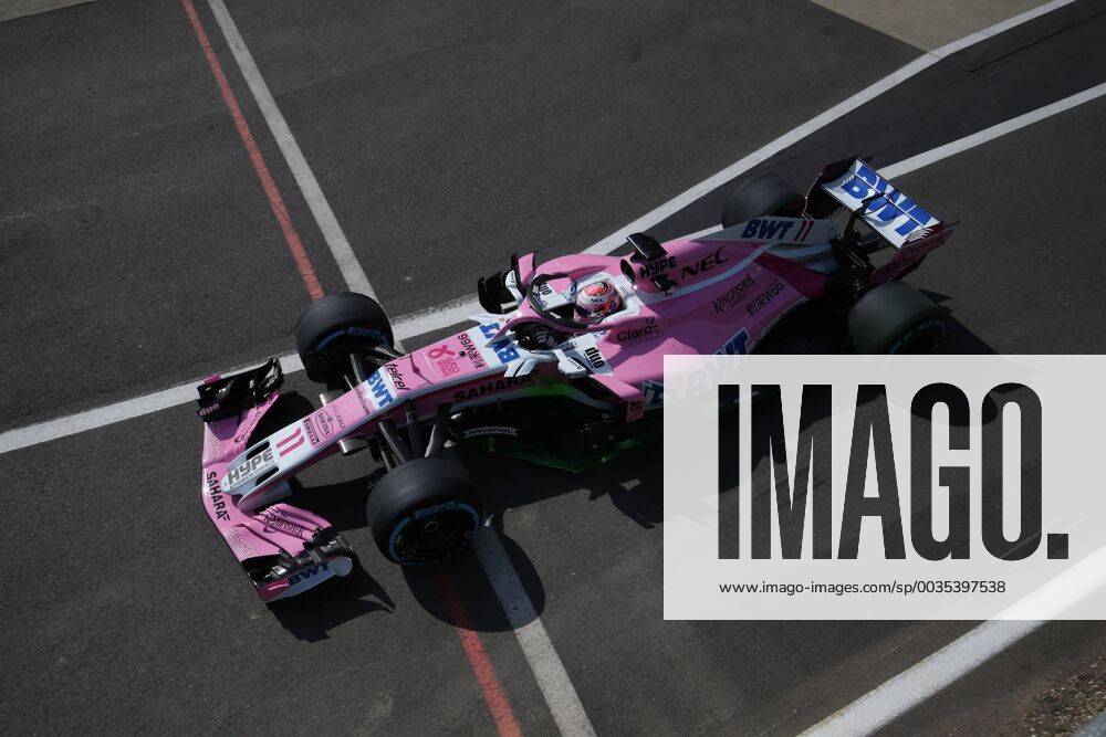 Photo4 LaPresse 06 07 2018 Silverstone, England Grand Prix Formula One England 2018 In the pic: Sergio Perez (MEX) Sahara Force India F1 VJM11
