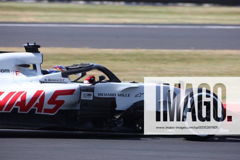 Photo4 LaPresse 06 07 2018 Silverstone, England Grand Prix Formula One England 2018 In the pic: Romain Grosjean (FRA) Haas F1 Team VF-18