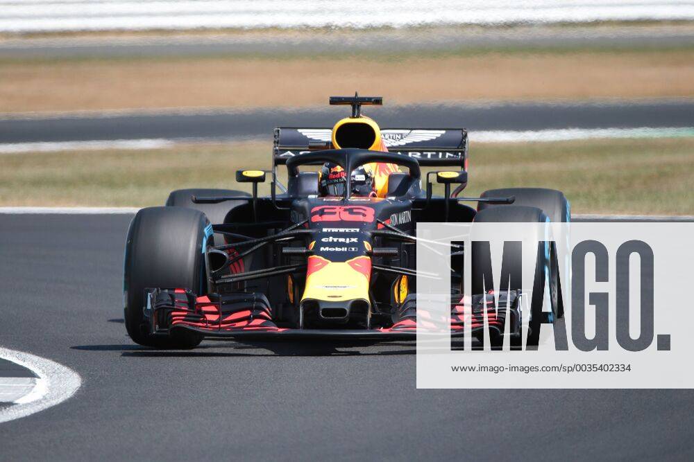 Photo4 LaPresse 06 07 2018 Silverstone, England Grand Prix Formula One England 2018 In the pic: Max Verstappen (NED) Red Bull Racing RB14