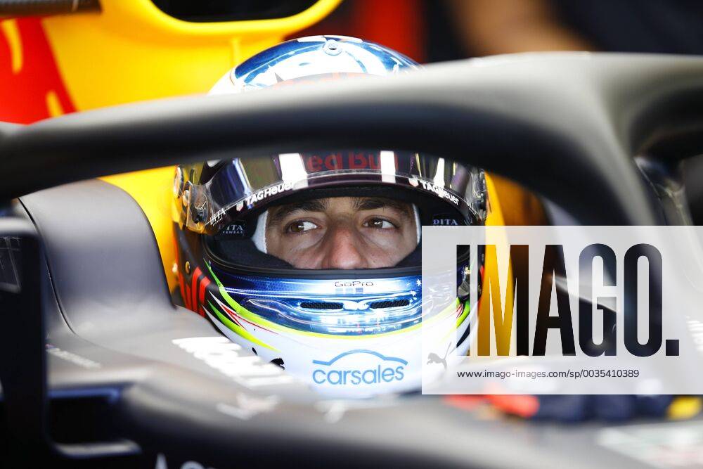 Motorsports: FIA Formula One World Championship WM Weltmeisterschaft 2018, Grand Prix of Great Britain, 3 Daniel Ricciardo (AUS, Aston Martin Red Bull Racing), Silverstone Great Britain