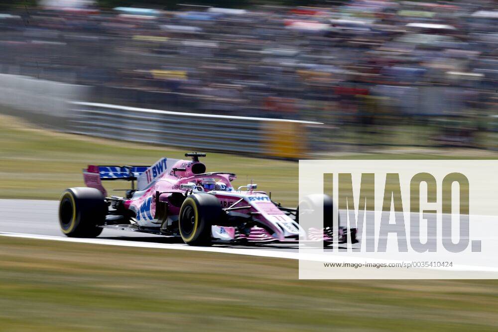 Motorsports: FIA Formula One World Championship WM Weltmeisterschaft 2018, Grand Prix of Great Britain, 11 Sergio Perez (MEX, Sahara Force India F1 Team), Silverstone Great Britain