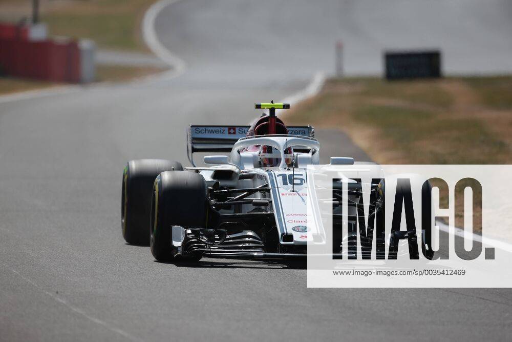Photo4 LaPresse 07 07 2018 Silverstone, England Grand Prix Formula One England 2018 In the pic: free practice 3, Charles Leclerc (GER) Alfa Romeo Sauber C37