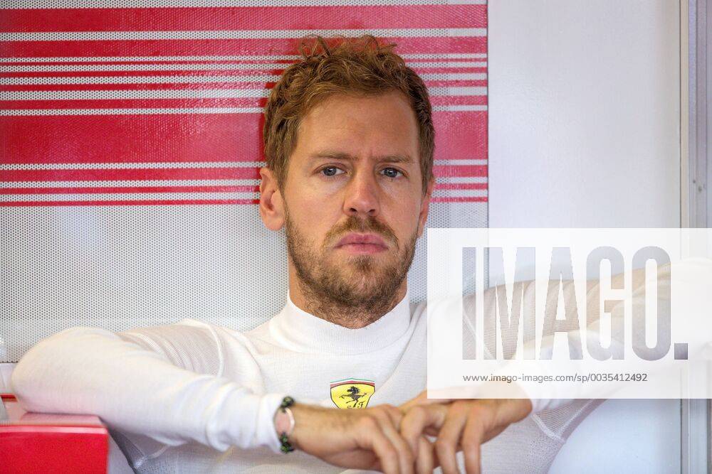 Sebastian Vettel Scuderia Ferrari thoughtfully GBR FIA Formula 1 Grand Prix of Great Britain Silverstone
