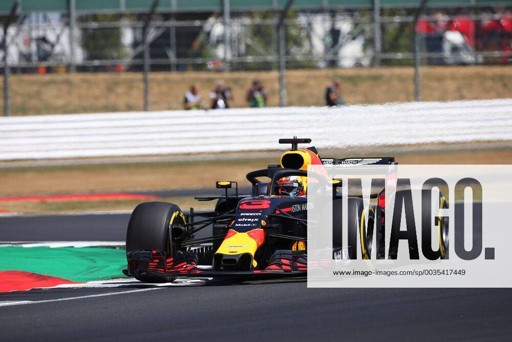 Photo4 LaPresse 07 07 2018 Silverstone, England Grand Prix Formula One England 2018 In the pic: Qualifying, Daniel Ricciardo (AUS) Red Bull Racing RB14