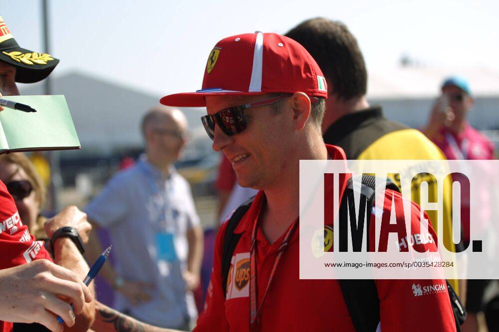 Photo4 LaPresse 08 07 2018 Silverstone, England Grand Prix Formula One England 2018 In the pic: Kimi Raikkonen (FIN) Scuderia Ferrari SF71H
