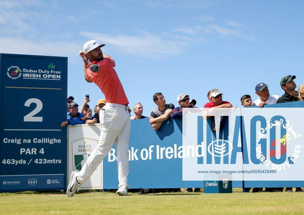 2018 Dubai Duty Free Irish Open, Ballyliffin Golf Club, Co. Donegal 8 7 2018 Erik van Rooyen tees off the 2nd Erik van Rooyen tees off the 2nd 8 7 2018