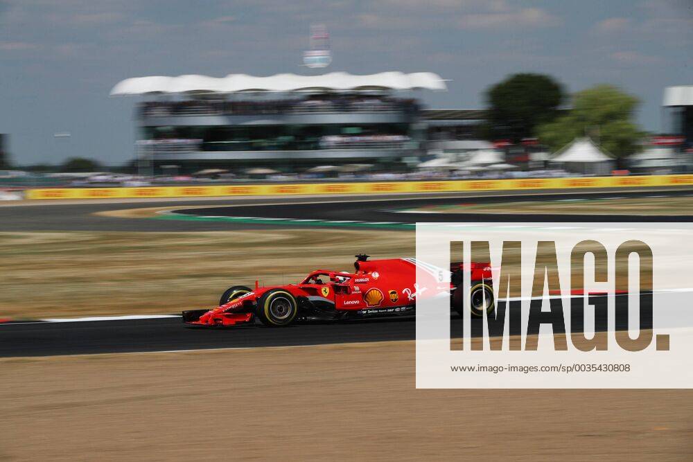 Sebastian Vettel Scuderia Ferrari GBR FIA Formula 1 Grand Prix of Great Britain Race Silverstone