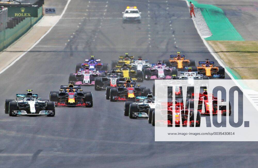 Successful start of Sebastian Vettel Scuderia Ferrari GBR FIA Formula 1 Grand Prix of Great Britain Race Silverstone