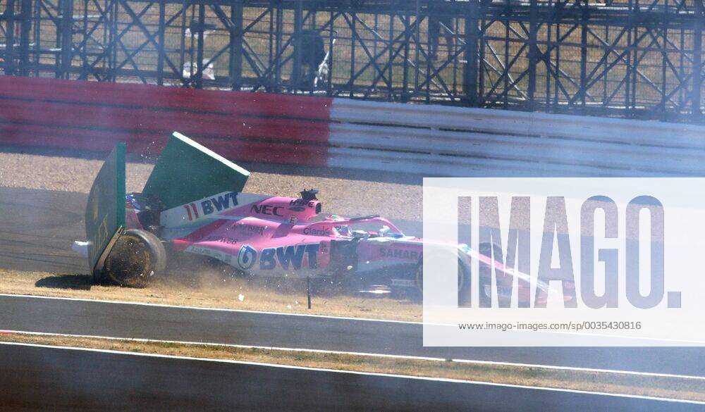 Sergio Perez Sahara Force India F1 Team GBR FIA Formula 1 Grand Prix of Great Britain Race Silverstone