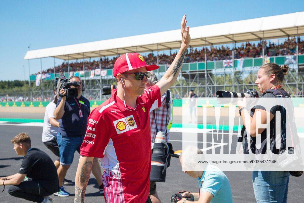 Kimi Raikkoenen Scuderia Ferrari GBR FIA Formula 1 Grand Prix of Great Britain Race Silverstone