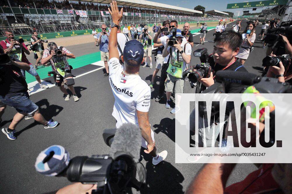 Lewis Hamilton Mercedes AMG Petronas Formula One Team GBR FIA Formula 1 Grand Prix of Great Britain Race Silverstone
