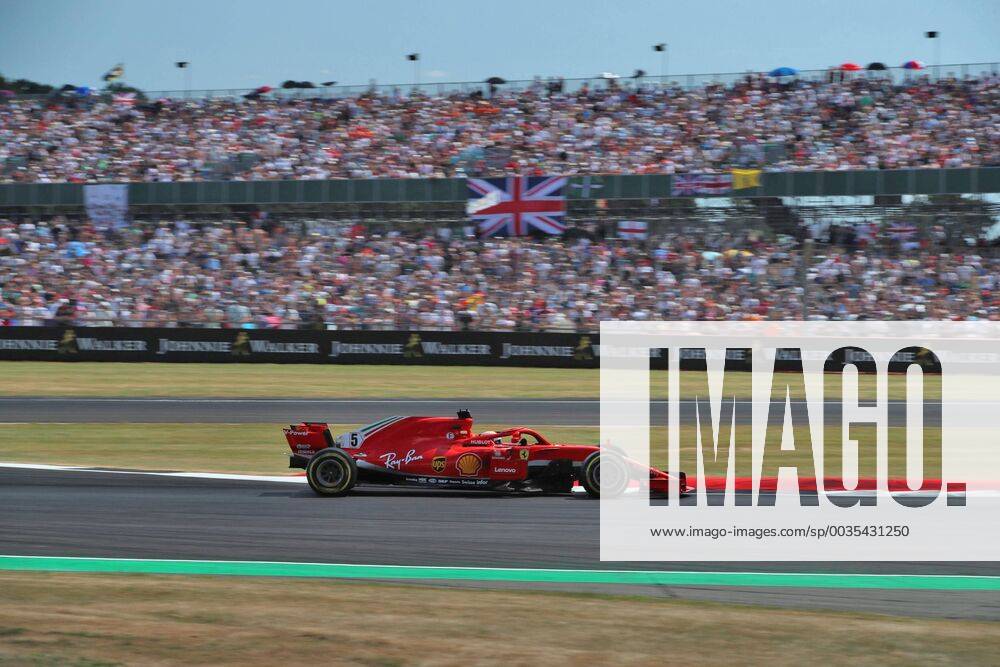 Sebastian Vettel Scuderia Ferrari GBR FIA Formula 1 Grand Prix of Great Britain Race Silverstone