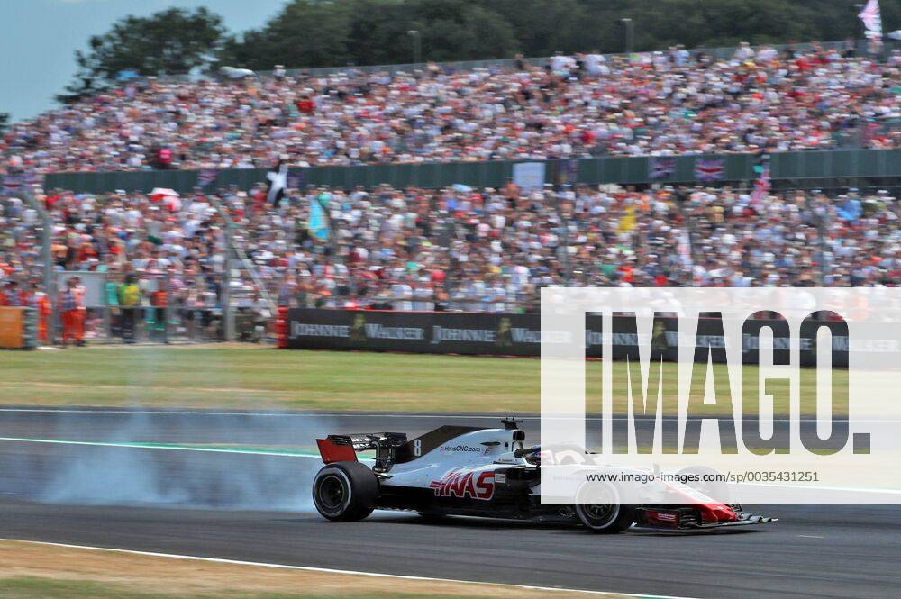 Romain Grosjean Haas F1 Team GBR FIA Formula 1 Grand Prix of Great Britain Race Silverstone
