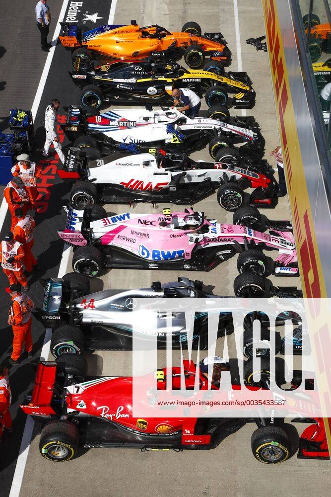 Motorsports: FIA Formula One World Championship WM Weltmeisterschaft 2018, Grand Prix of Great Britain, Parc ferme Silverstone Great Britain