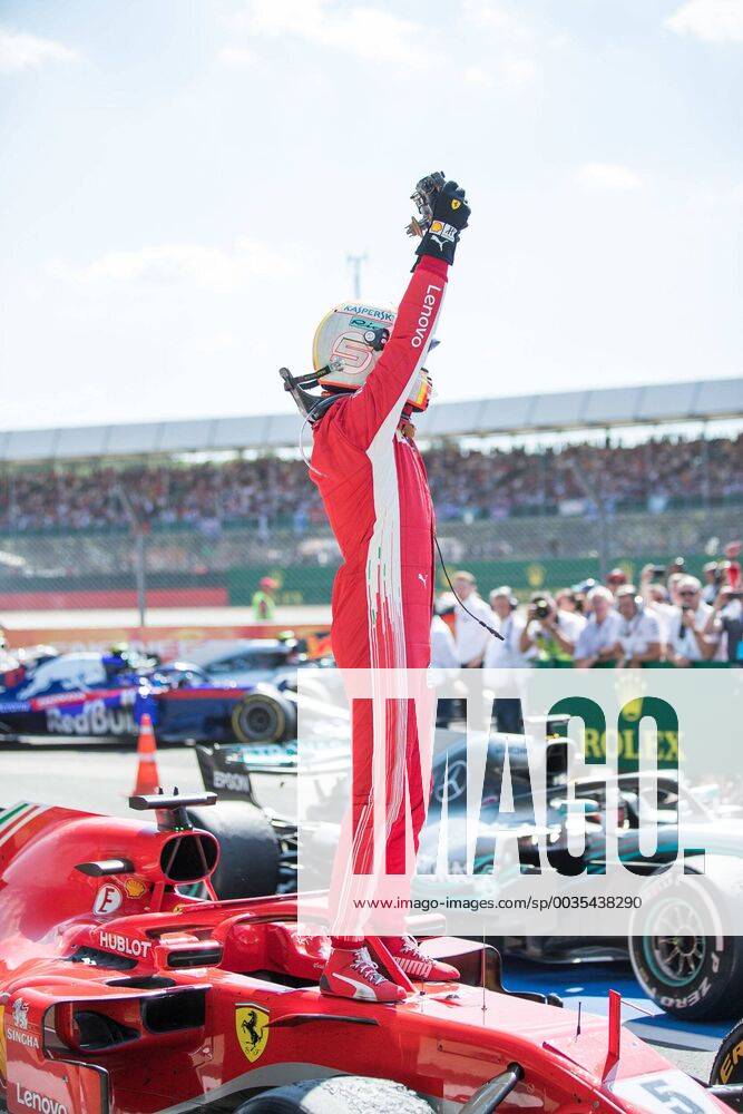 Sebastian Vettel Scuderia Ferrari GBR FIA Formula 1 Grand Prix of Great Britain Race Silverstone