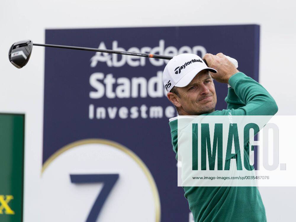 12th July 2018, Gullane Golf Club, Gullane, Scotland; Aberdeen Investments Scottish Open Golf, 1st round; Justin Rose on the 7th Tee ActionPlus12046724 AlanxRennie