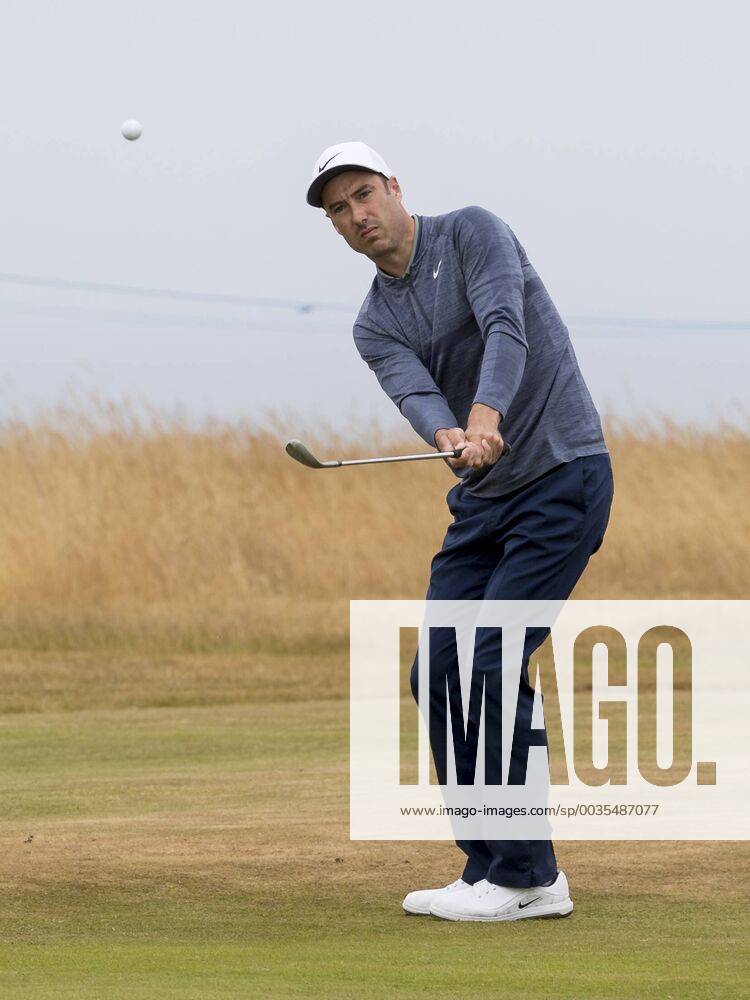 12th July 2018, Gullane Golf Club, Gullane, Scotland; Aberdeen Investments Scottish Open Golf, 1st round; Ross Fisher on the 10th fairway ActionPlus12046725 AlanxRennie