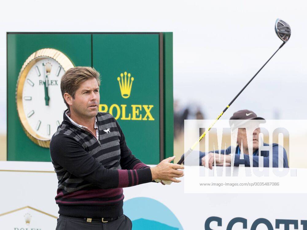 12th July 2018, Gullane Golf Club, Gullane, Scotland; Aberdeen Investments Scottish Open Golf, 1st round; Robert Rock on the 16th Tee ActionPlus12046734 AlanxRennie