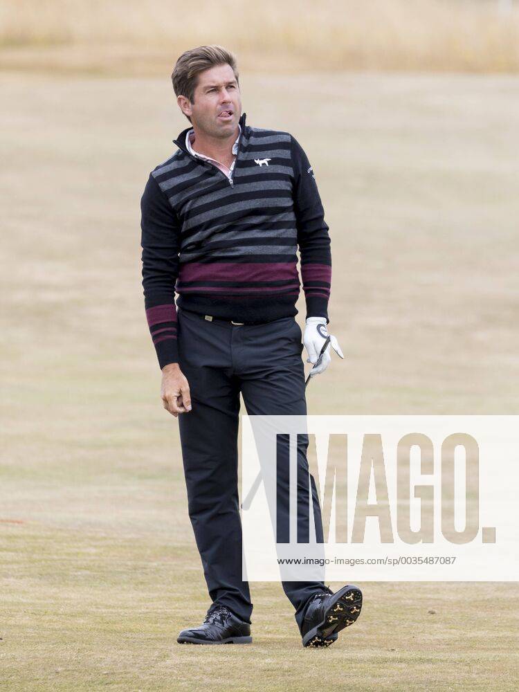 12th July 2018, Gullane Golf Club, Gullane, Scotland; Aberdeen Investments Scottish Open Golf, 1st round; Robert Rock on the 16th fairway ActionPlus12046735 AlanxRennie
