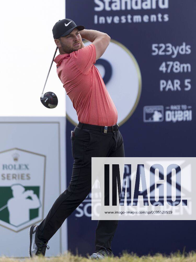 15th July 2018, Gullane Golf Club, Gullane, Scotland; Aberdeen Investments Scottish Open Golf, 4th round; Jordon Smith with his shot from the second tee ActionPlus12047878 AlanxRennie