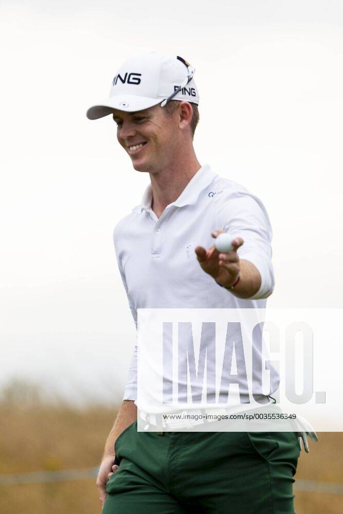 15th July 2018, Gullane Golf Club, Gullane, Scotland; Aberdeen Investments Scottish Open Golf, 4th round; Brandon Stone reacts to eagle putt on the 16th green as he headed for a closing round 60 ActionPlus12048147 AlanxRennie