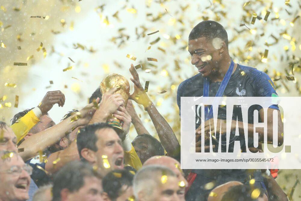 IMAGO Iconic Moments, Fußball Fußball, WM Finale 2018 in Moskau, Frankreich - Kroatien Kylian Mbappe (FRA), JULY 15, 2018 - Football Soccer : FIFA World Cup WM Weltmeisterschaft Fussball Russia 2018 final match between France 4-2 Croatia at Luzhniki Stadium in Moscow, Russia. Noxthirdxpartyxsales (82212165)
