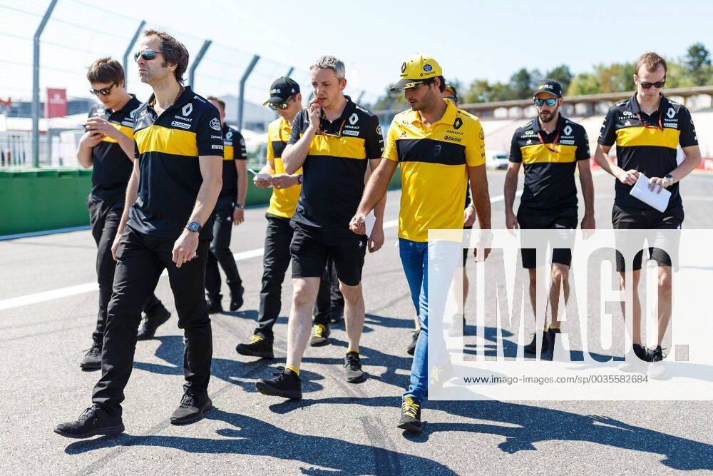 Carlos Sainz Renault Sport F1 team visits the track Grand Prix of Germany 2018 Motorsport Formula 1 19 07 2018 Grand Prix of Germany 2018 Motorsport Formula 1 19 07 2018 Hockenheim