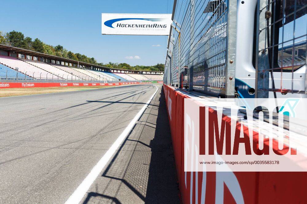 View of the start and finish straight Grand Prix of Germany 2018 Motorsport Formula 1 19 07 2018 Grand Prix of Germany 2018 Motorsport Formula 1 19 07 2018 Hockenheim