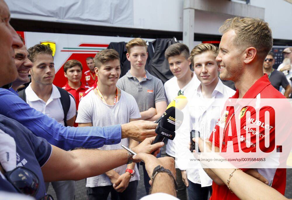 Motorsports: FIA Formula One World Championship WM Weltmeisterschaft 2018, Grand Prix of Germany, 5 Sebastian Vettel (GER, Scuderia Ferrari), Hockenheim Germany