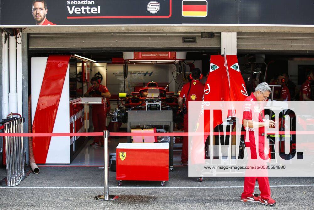Motorsports: FIA Formula One World Championship WM Weltmeisterschaft 2018, Grand Prix of Germany, Garage of Scuderia Ferrari Hockenheim Germany