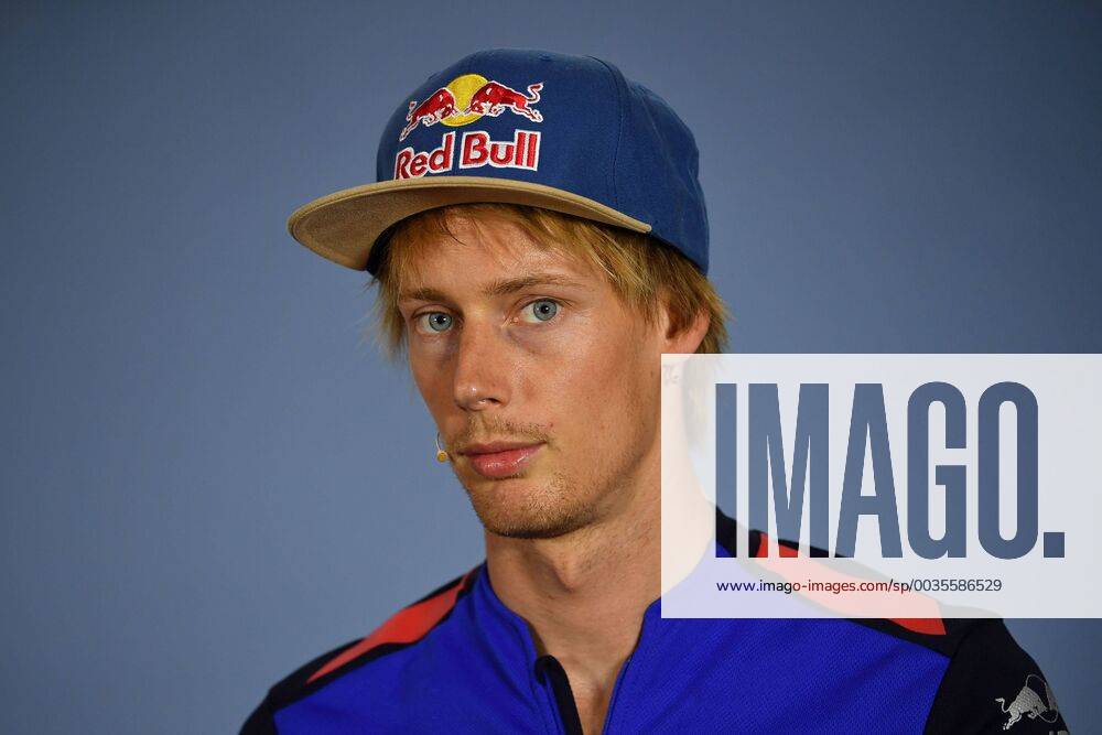 Brendon HARTLEY GBR Scuderia Toro Rosso Promotion Single image single image Portrait Portrait Gesture Press Conference Formula 1 GP of GermanyGermany Hockenheimring Season 2018 on 19 07 2018