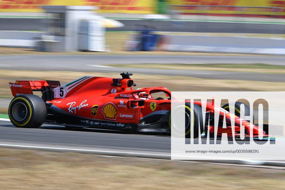 Sebastian VETTEL GER Scuderia Ferrari action in his race car training Formula 1 GP of GermanyGermany Hockenheimring season 2018 on 20 07 2018