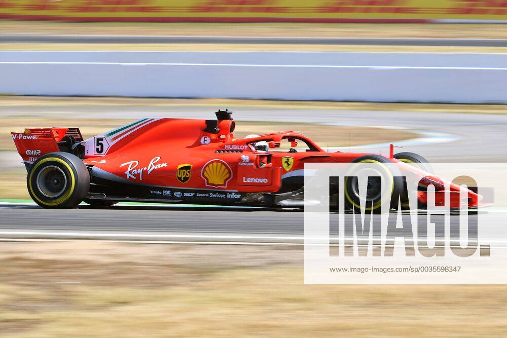 Sebastian VETTEL GER Scuderia Ferrari action in his race car training Formula 1 GP of GermanyGermany Hockenheimring season 2018 on 20 07 2018